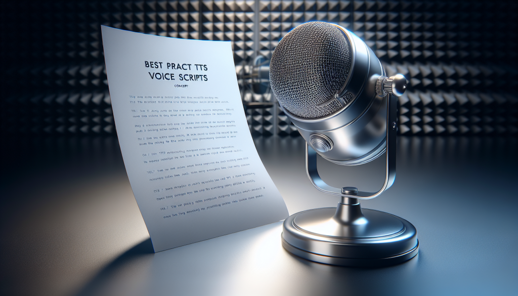 Best Practices For Scripting TTS Voice Scripts
